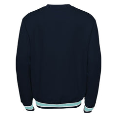 Seattle Kraken Youth Classic Blueliner Pullover Sweatshirt - Deep Sea Blue Sweatshirts