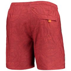 Atlanta Falcons Naples Layered Leaves Swim Trunks - Red on sale