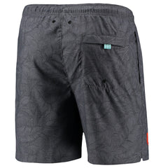 Cleveland Browns Naples Layered Leaves Swim Trunks - Black outlet