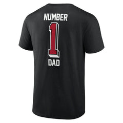 Atlanta Falcons Number One Dad T-Shirt - Black on sale