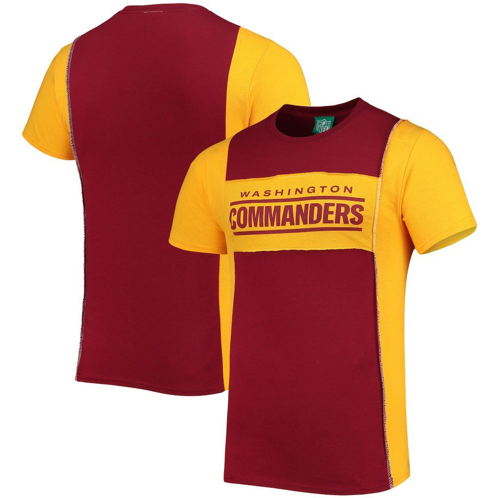 Washington Commanders Refried Apparel Split Side T-Shirt - Burgundy cheap
