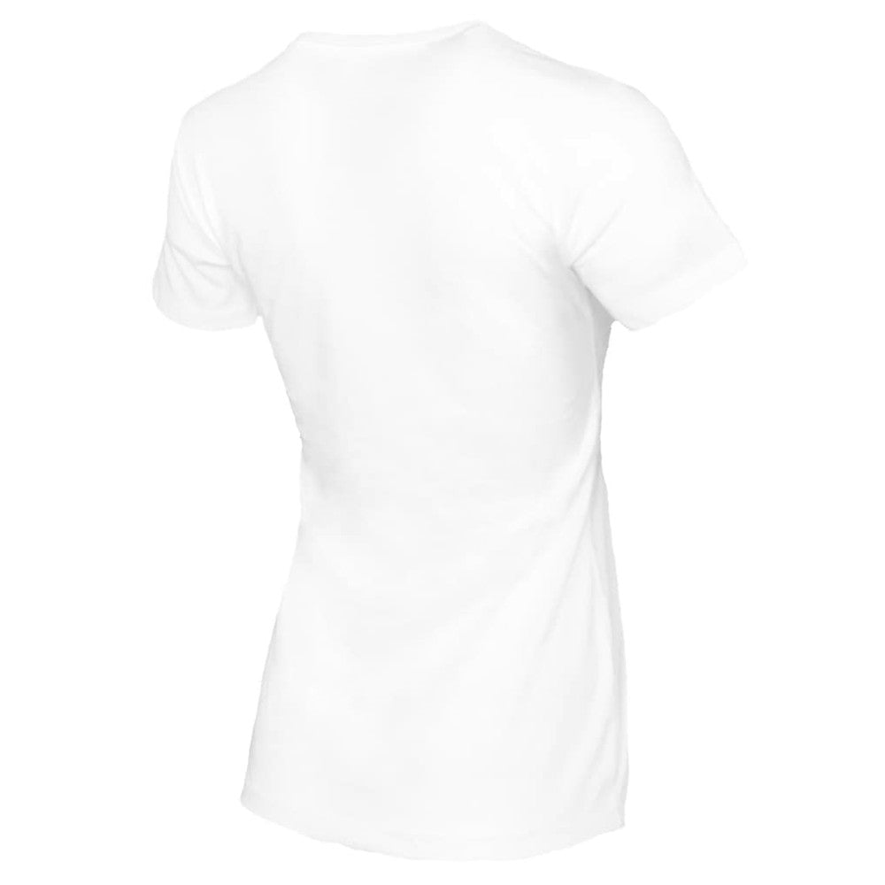 Boston Red Sox Tiny Turnip Women's Baseball Bow T-Shirt White