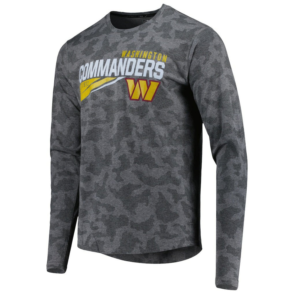 Washington Commanders MSX by Michael Strahan Camo Long Sleeve T-Shirt - Black on sale