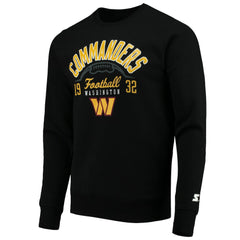 Washington Commanders Starter Pullover Sweatshirt - Black on sale
