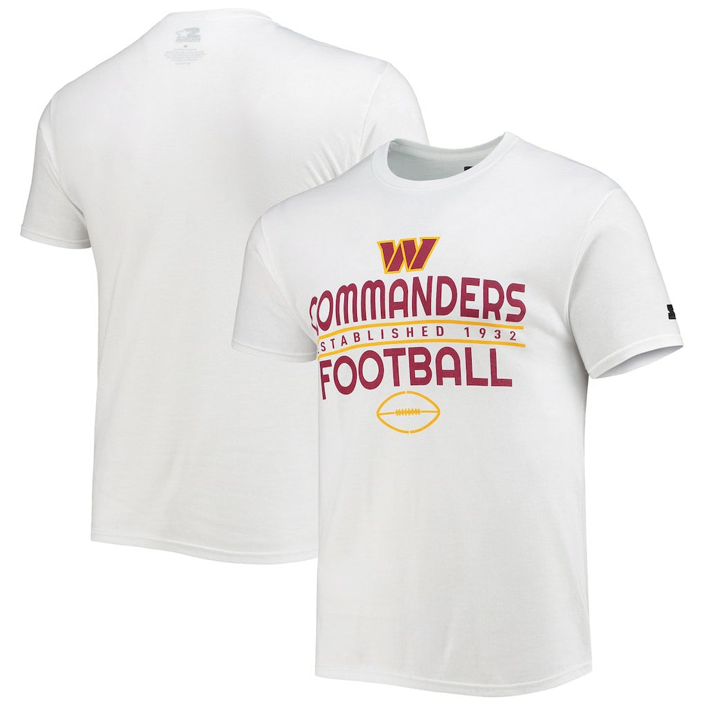 Washington Commanders Starter Prime Time T-Shirt - White discount