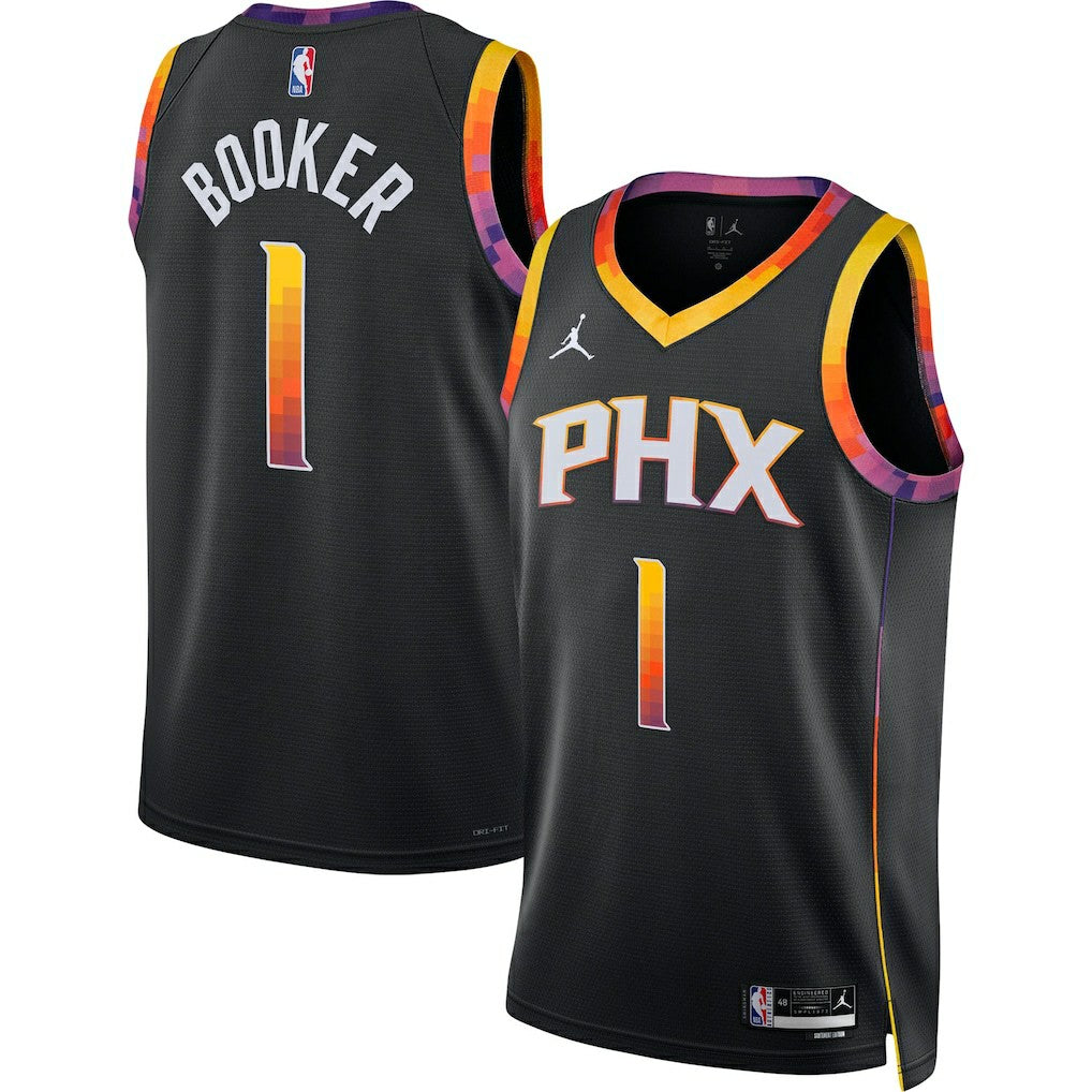 Devin Booker Phoenix Suns Jordan Brand Unisex Swingman Jersey sale - Statement Editi- Black online