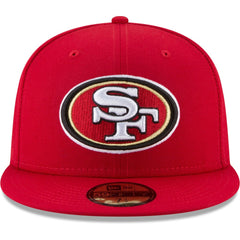 San Francisco 49ers New Era Team 59FIFTY Fitted Hat - Scarlet discount
