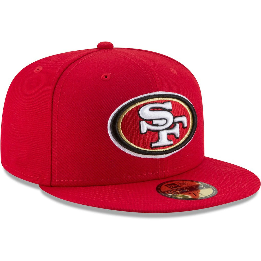 San Francisco 49ers New Era Team 59FIFTY Fitted Hat - Scarlet discount