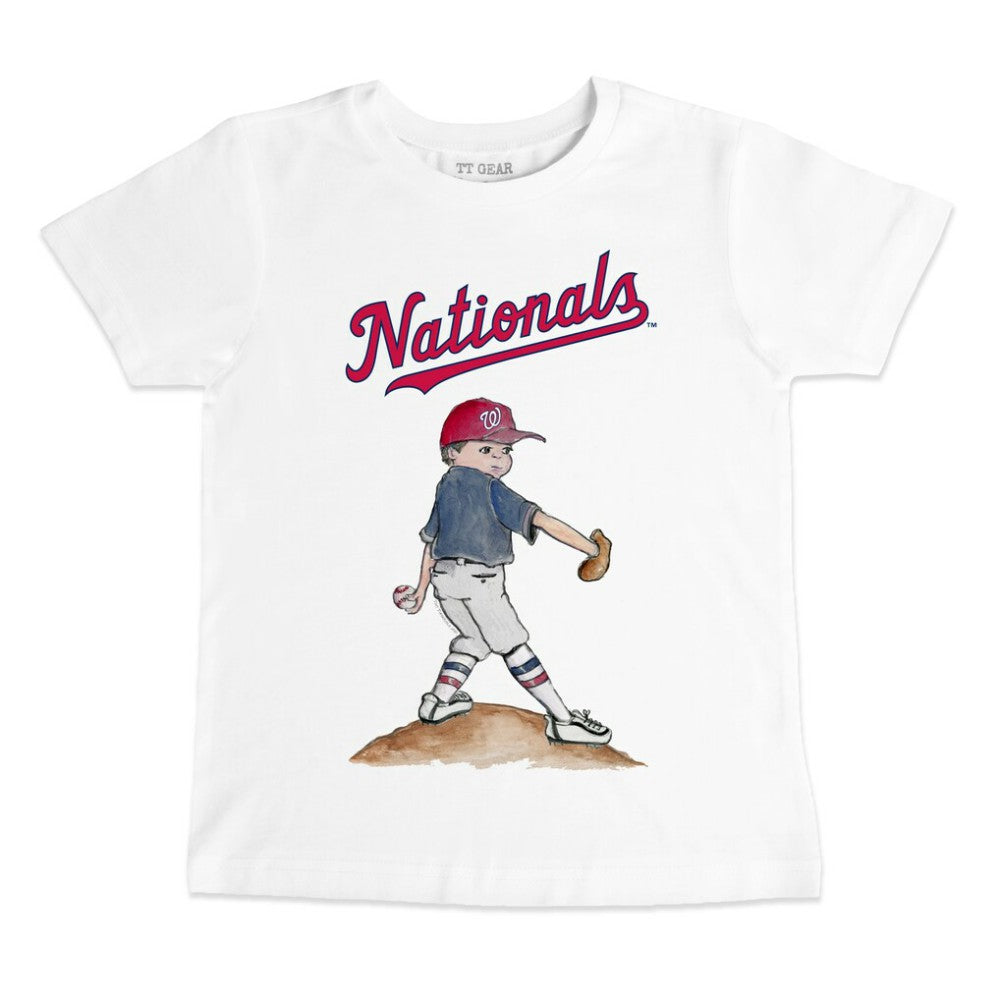 Washington Nationals Tiny Turnip Youth Clemente T-Shirt White