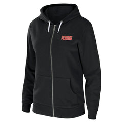 Calgary Flames WEAR by Erin Andrews Women's Sponge Fleece Full-Zip Hoodie - Black Hoodies