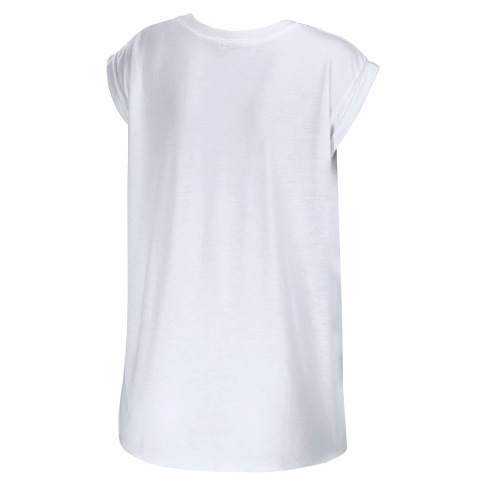 St. Louis Blues WEAR by Erin Andrews Women's Greetings From Muscle T-Shirt - White T-shirts