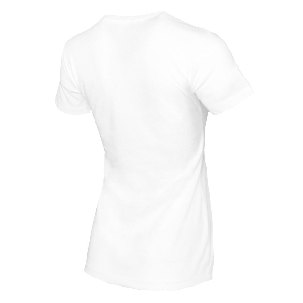 Milwaukee Brewers Tiny Turnip Women's Peace Love Baseball T-Shirt White