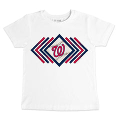 Washington Nationals Tiny Turnip Youth Prism Arrows T-Shirt White