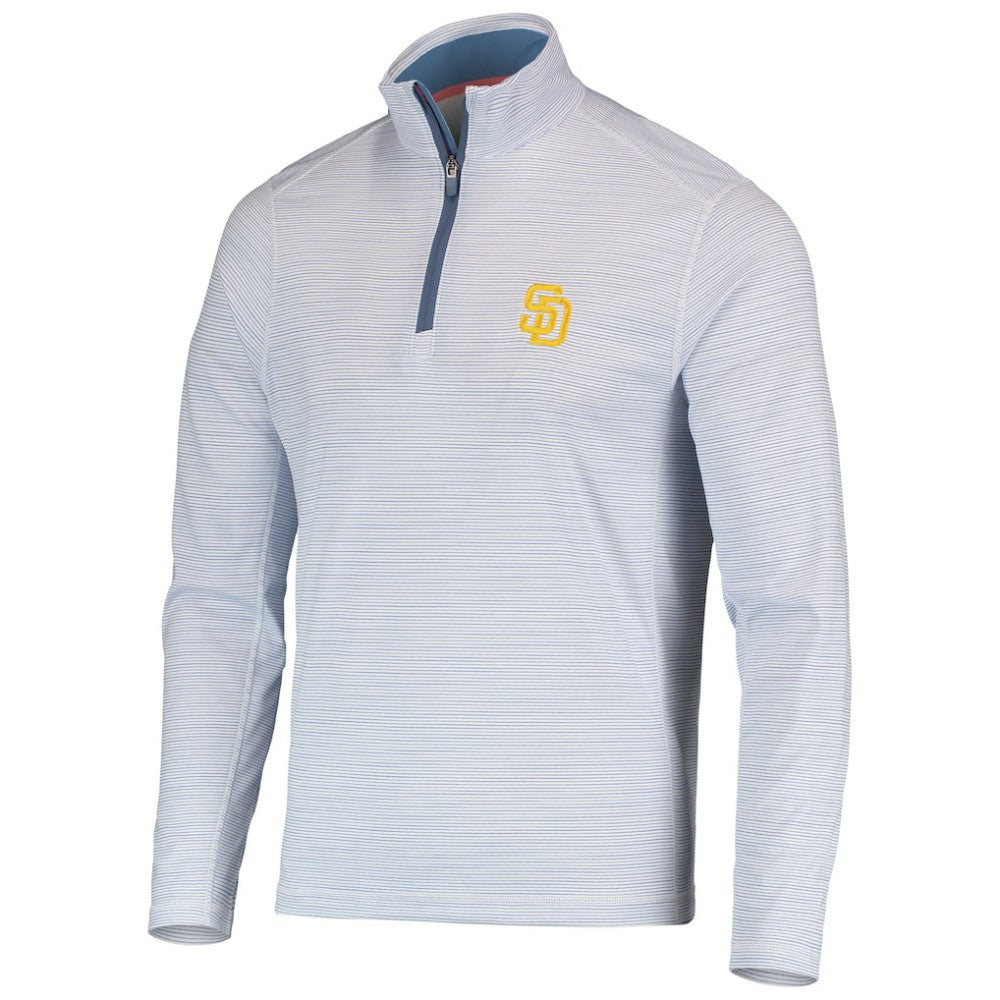 San Diego Padres Vineyard Vines Sankaty Quarter-Zip Sweatshirt Navy