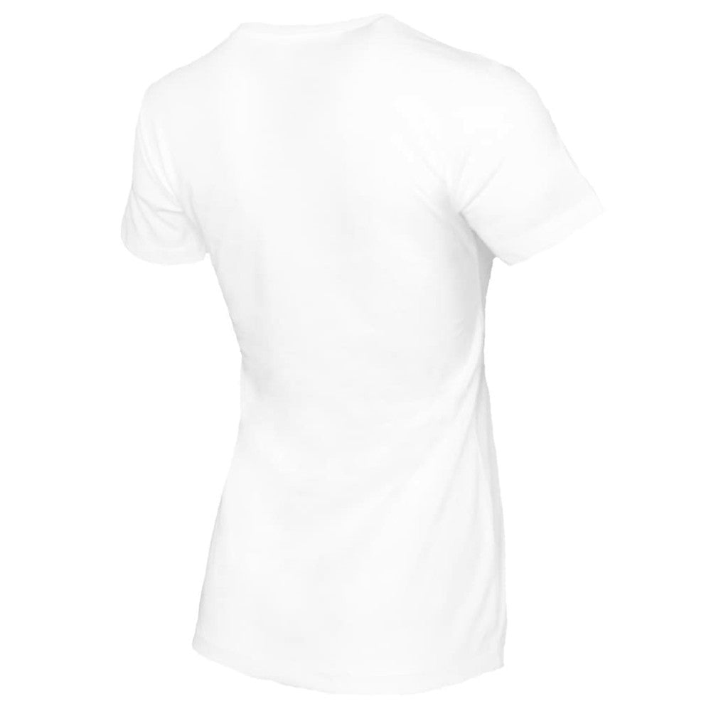 Atlanta Braves Tiny Turnip Women's Stacked T-Shirt White