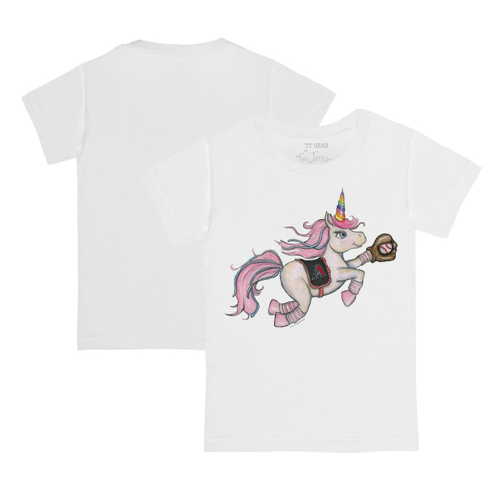 Arizona Diamondbacks Tiny Turnip Youth Unicorn T-Shirt White