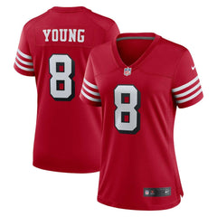 Steve Young San Francisco 49ers Women's Alternate Game Jersey - Scarlet online