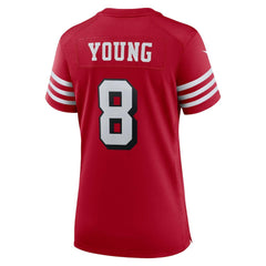 Steve Young San Francisco 49ers Women's Alternate Game Jersey - Scarlet online
