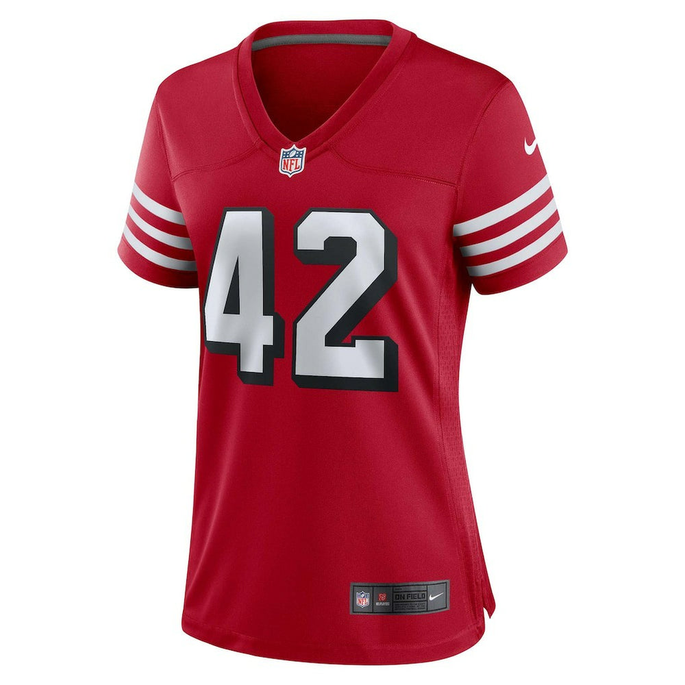 Ronnie Lott San Francisco 49ers Women's Alternate Game Jersey - Scarlet online