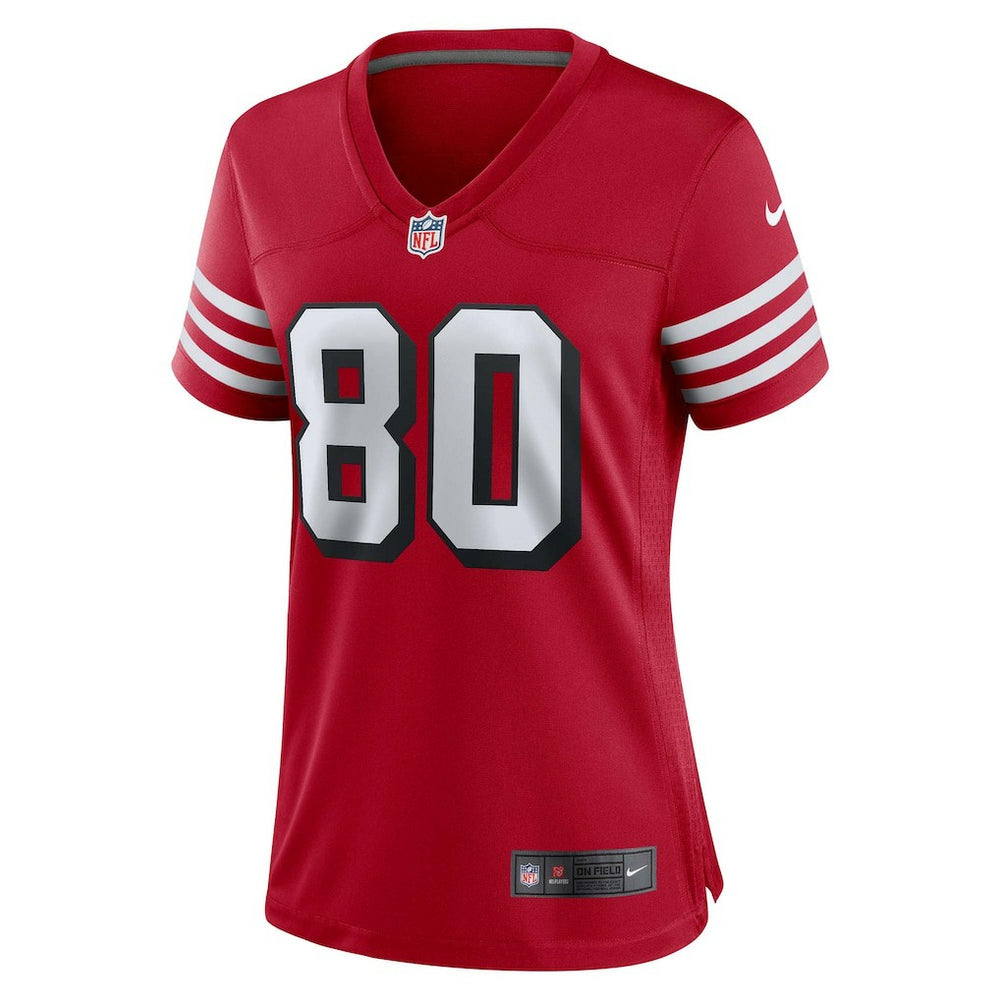 Jerry Rice San Francisco 49ers Women's Alternate Game Jersey - Scarlet outlet
