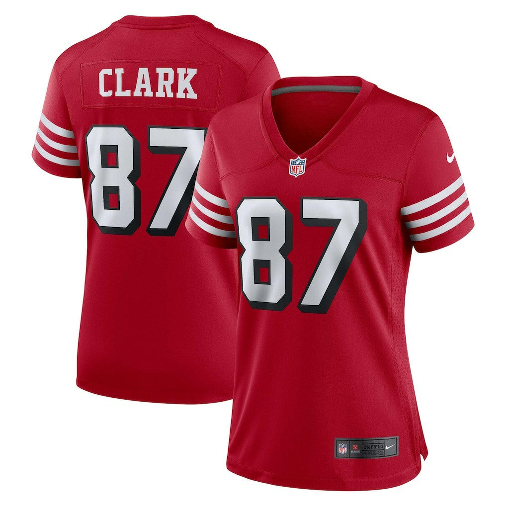 Dwight Clark San Francisco 49ers Women's Alternate Game Jersey - Scarlet cheap