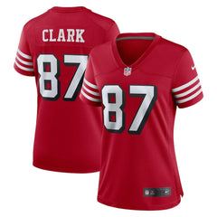 Dwight Clark San Francisco 49ers Women's Alternate Game Jersey - Scarlet cheap