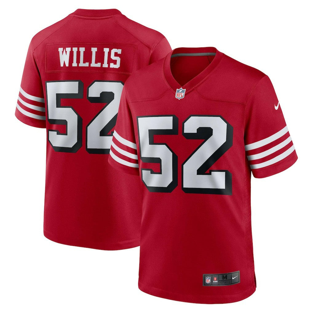Patrick Willis San Francisco 49ers Retired Player Alternate Game Jersey - Scarlet outlet