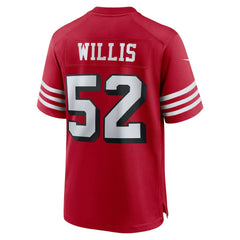 Patrick Willis San Francisco 49ers Retired Player Alternate Game Jersey - Scarlet outlet