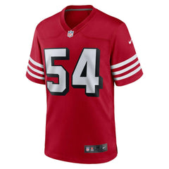 Fred Warner San Francisco 49ers Alternate Game Jersey - Scarlet on sale