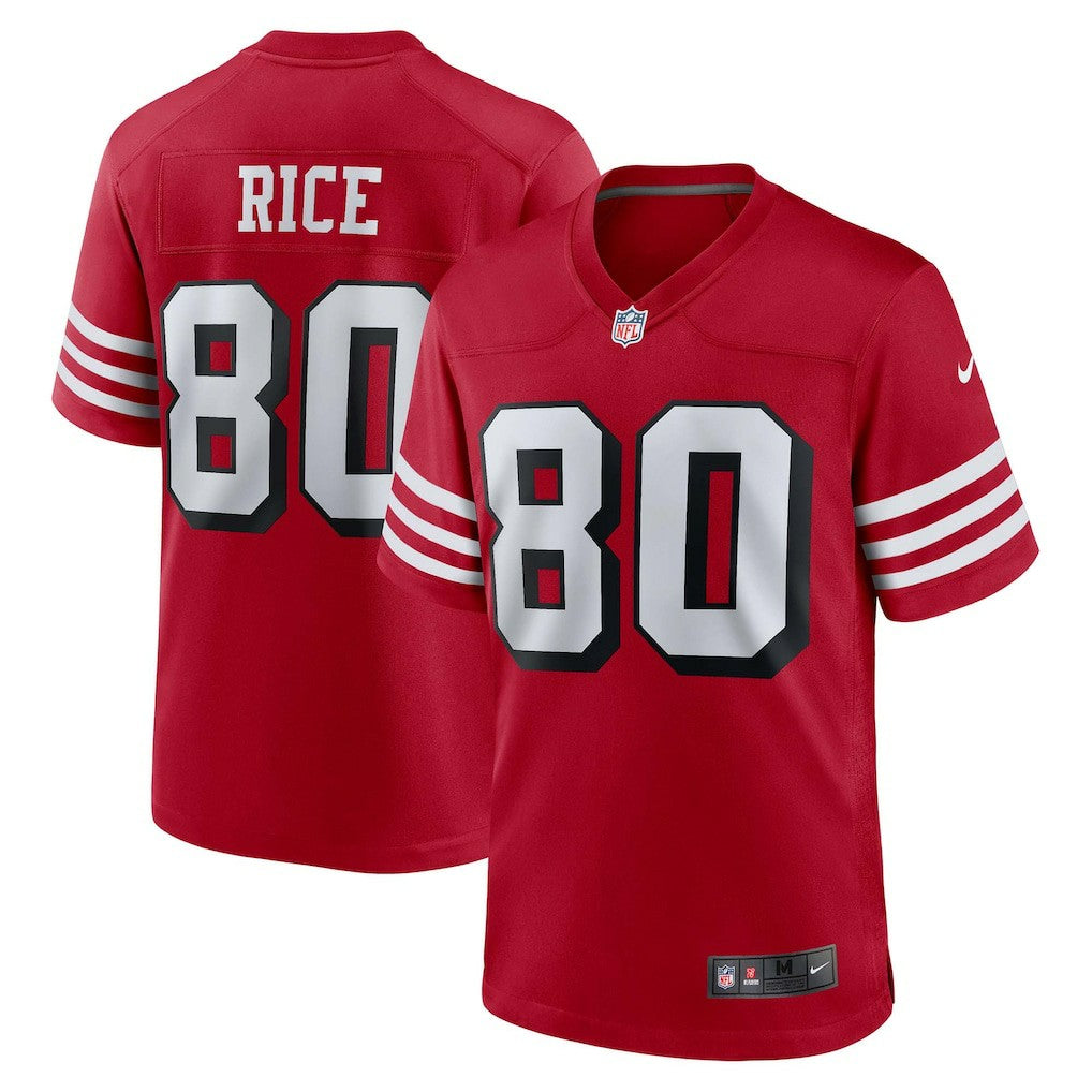 Jerry Rice San Francisco 49ers Retired Player Alternate Game Jersey - Scarlet online