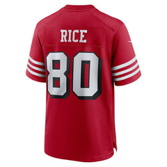 Jerry Rice San Francisco 49ers Retired Player Alternate Game Jersey - Scarlet online