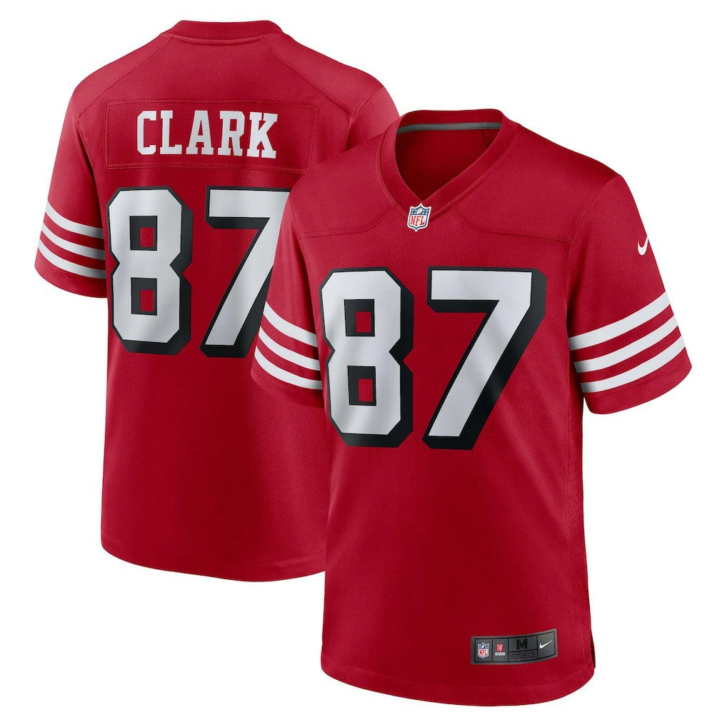Dwight Clark San Francisco 49ers Retired Player Alternate Game Jersey - Scarlet sale