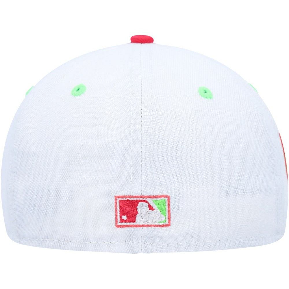 Athletics 40th Anniversary Strawberry Lolli 59FIFTY Fitted Hat White/Coral