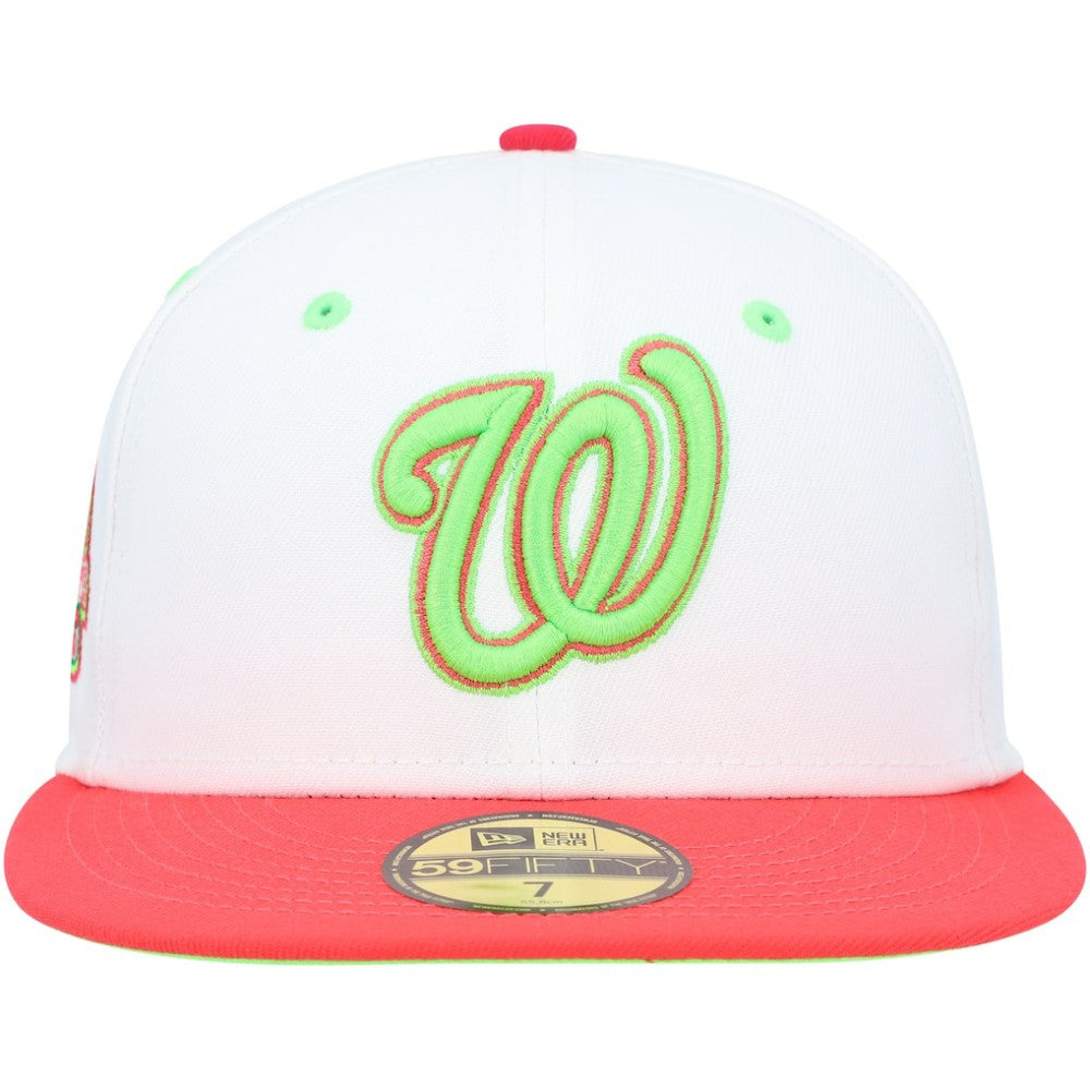 Washington Nationals  Robert F. Kennedy Memorial Stadium Strawberry Lolli 59FIFTY Fitted Hat White/Coral