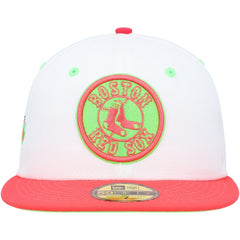Boston Red Sox  Fenway Park 100th Anniversary  Strawberry Lolli 59FIFTY Fitted Hat White/Coral