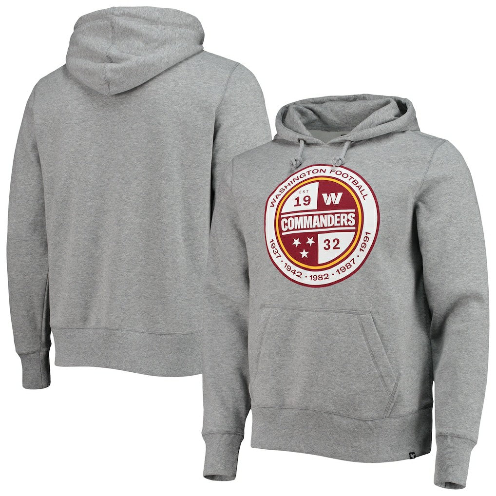 Washington Commanders '47 Imprint Headline Pullover Hoodie - Gray sale