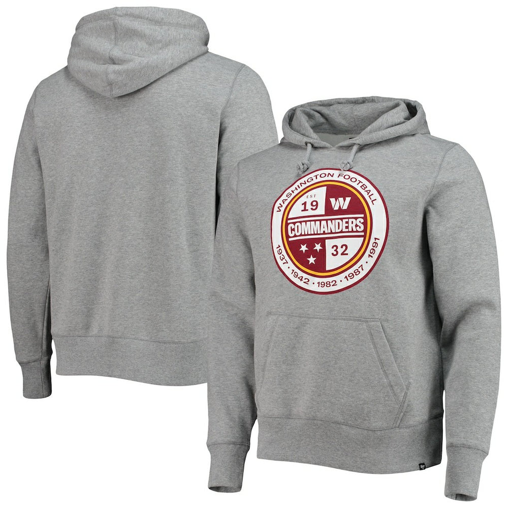 Washington Commanders '47 Imprint Headline Pullover Hoodie - Gray sale