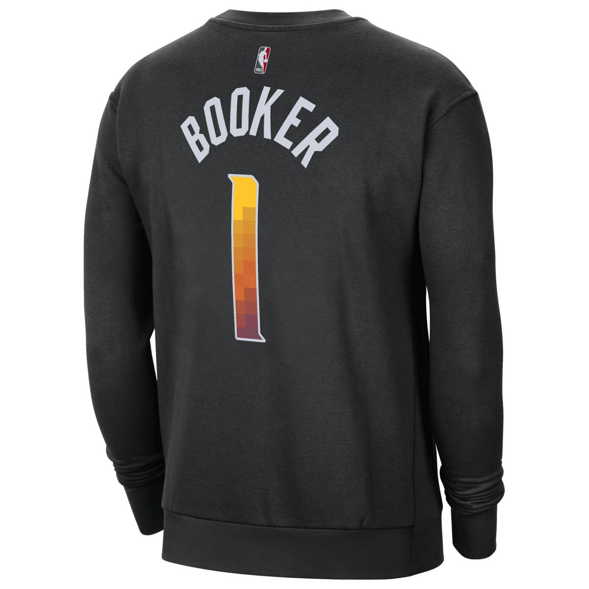 Devin Booker Phoenix Suns Jordan Brand Statement Name & Number Pullover Sweatshirt - Black discount