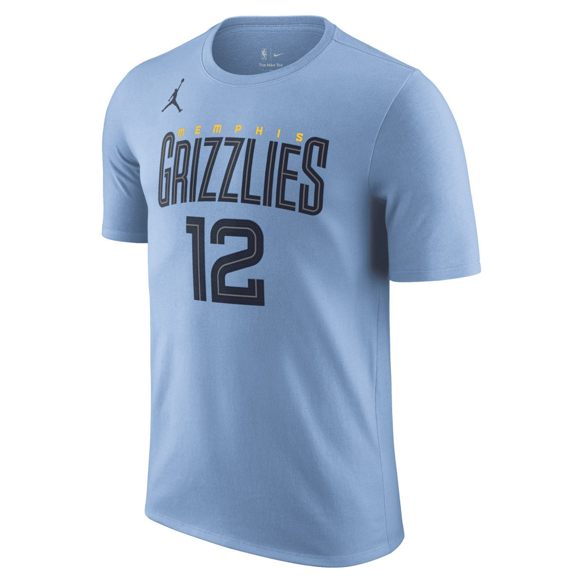 Ja Morant Memphis Grizzlies Jordan Brand 2022/23 Statement Edition Name & Number T-Shirt - Light Blue cheap