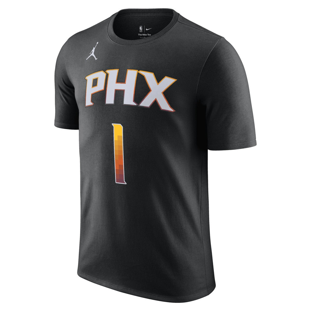 Devin Booker Phoenix Suns Jordan Brand 2022/23 Statement Edition Name & Number T-Shirt - Black cheap