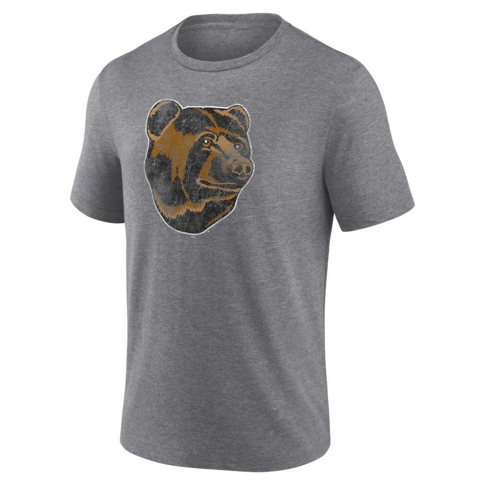Boston Bruins Wraparound Tri-Blend T-Shirt - Heather Gray T-shirts