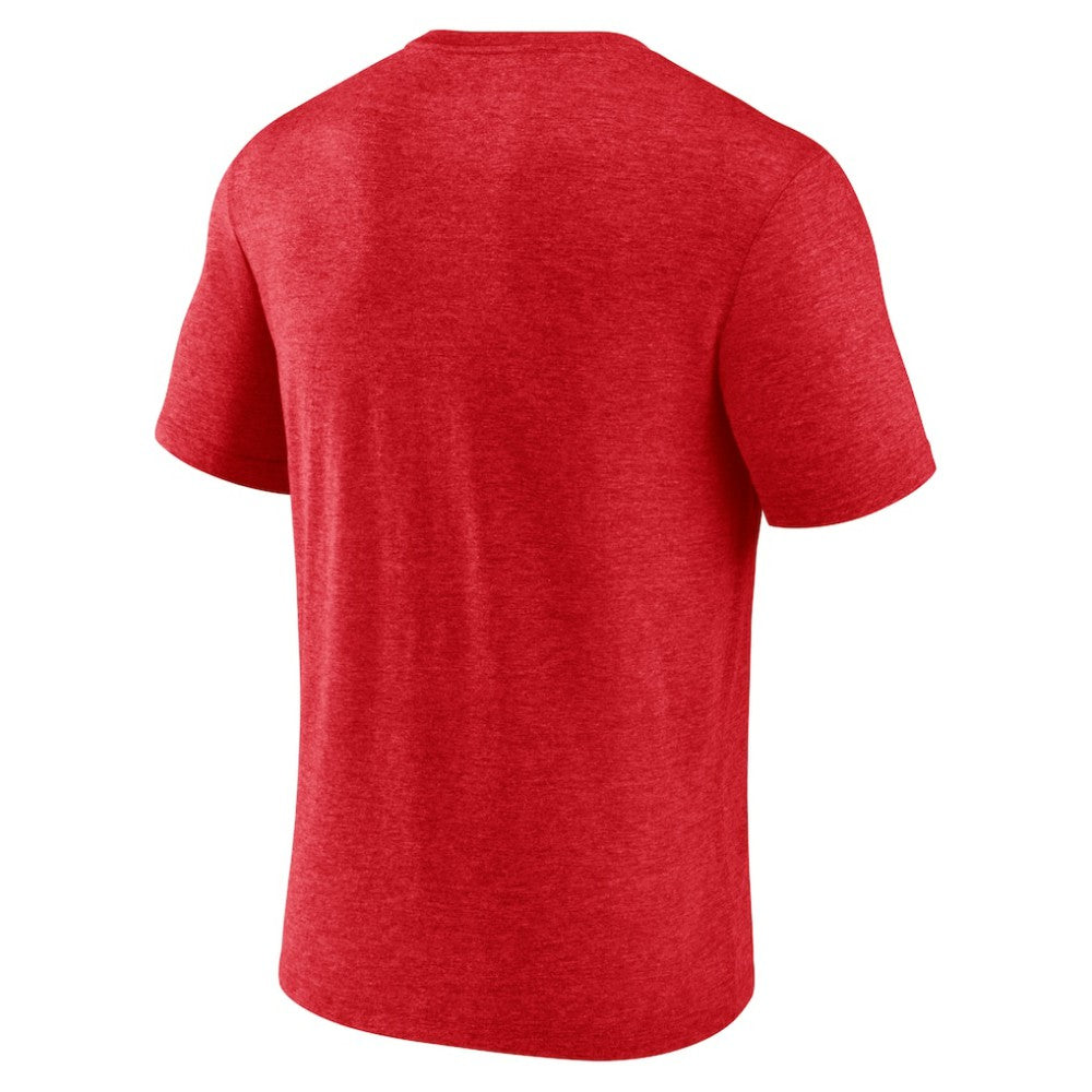 Detroit Red Wings Wraparound Tri-Blend T-Shirt - Red T-shirts