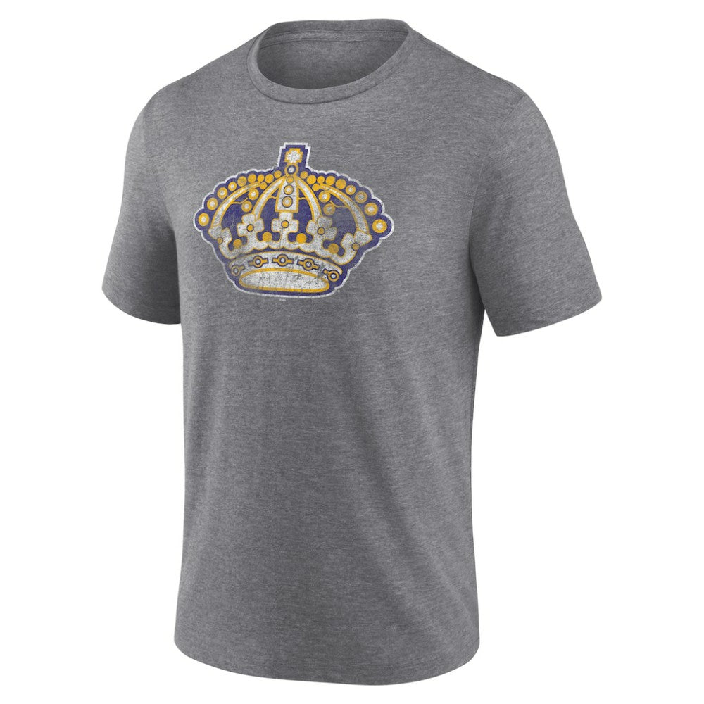 Los Angeles Kings Wraparound Tri-Blend T-Shirt - Heather Gray T-shirts
