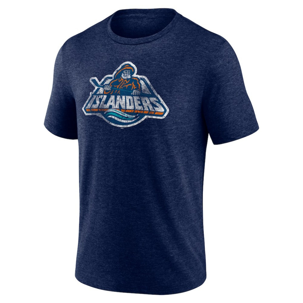 New York Islanders Wraparound Tri-Blend T-Shirt - Navy T-shirts