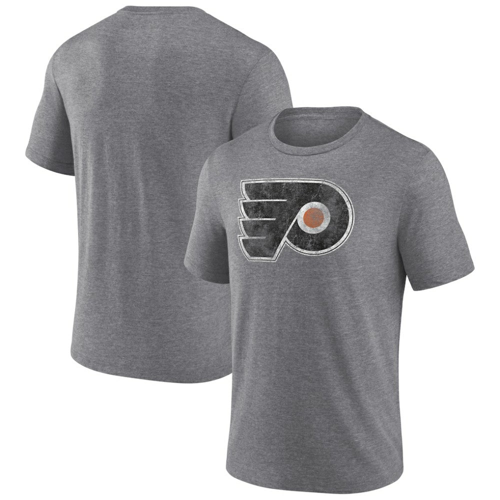 Philadelphia Flyers Wraparound Tri-Blend T-Shirt - Heather Gray T-shirts