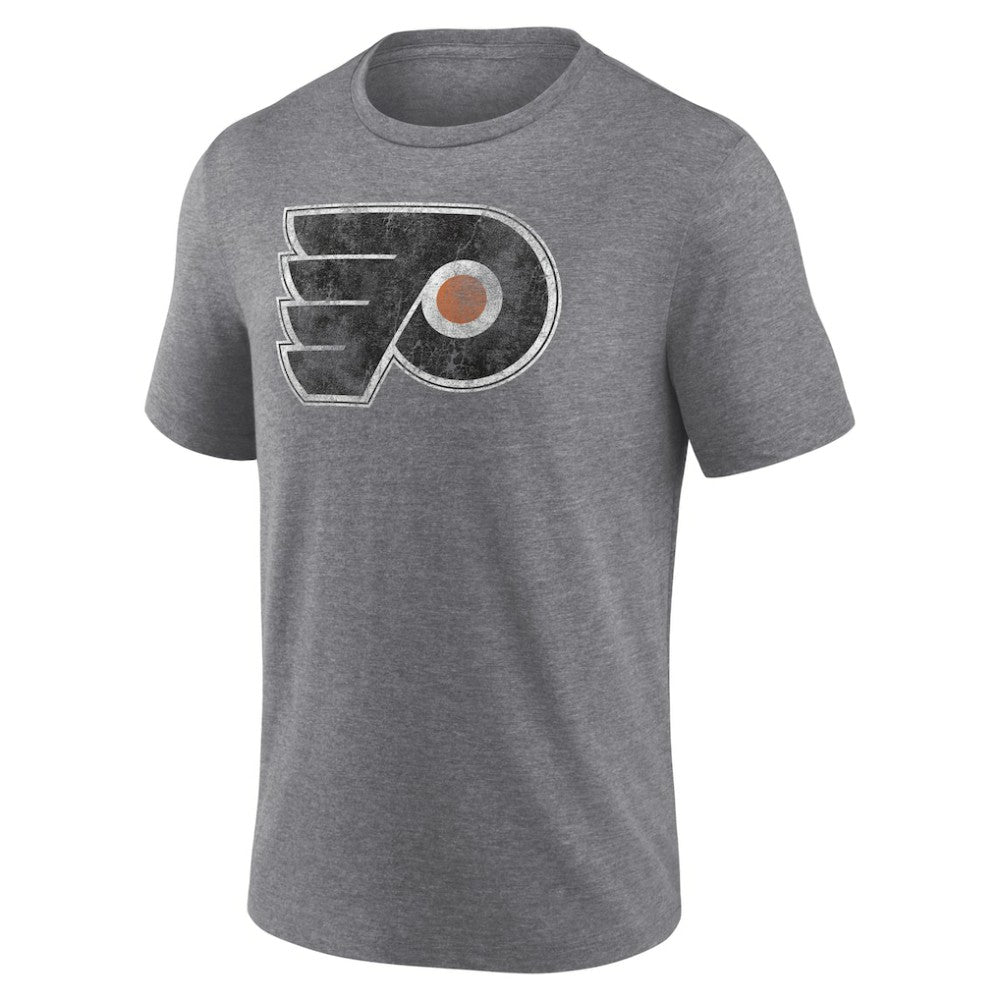 Philadelphia Flyers Wraparound Tri-Blend T-Shirt - Heather Gray T-shirts