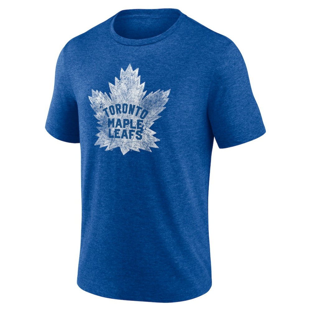 Toronto Maple Leafs Wraparound Tri-Blend T-Shirt - Blue T-shirts