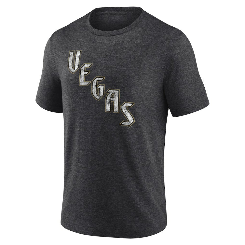 Vegas Golden Knights Wraparound Tri-Blend T-Shirt - Charcoal T-shirts