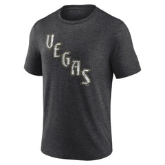 Vegas Golden Knights Wraparound Tri-Blend T-Shirt - Charcoal T-shirts