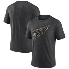 Washington Capitals Wraparound Tri-Blend T-Shirt - Charcoal T-shirts